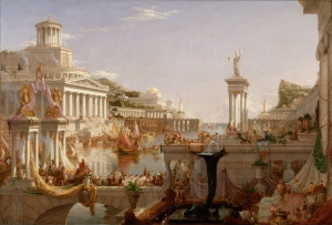 The Consummation of Empire from Thomas Cole's The Course of Empire series of paintings.